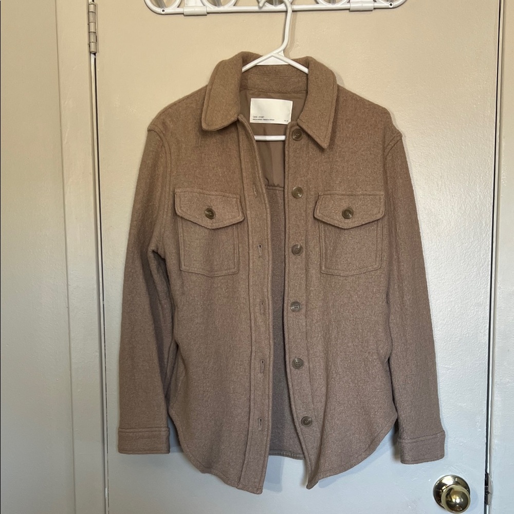 OAK + FORT Wool Blend Jacket